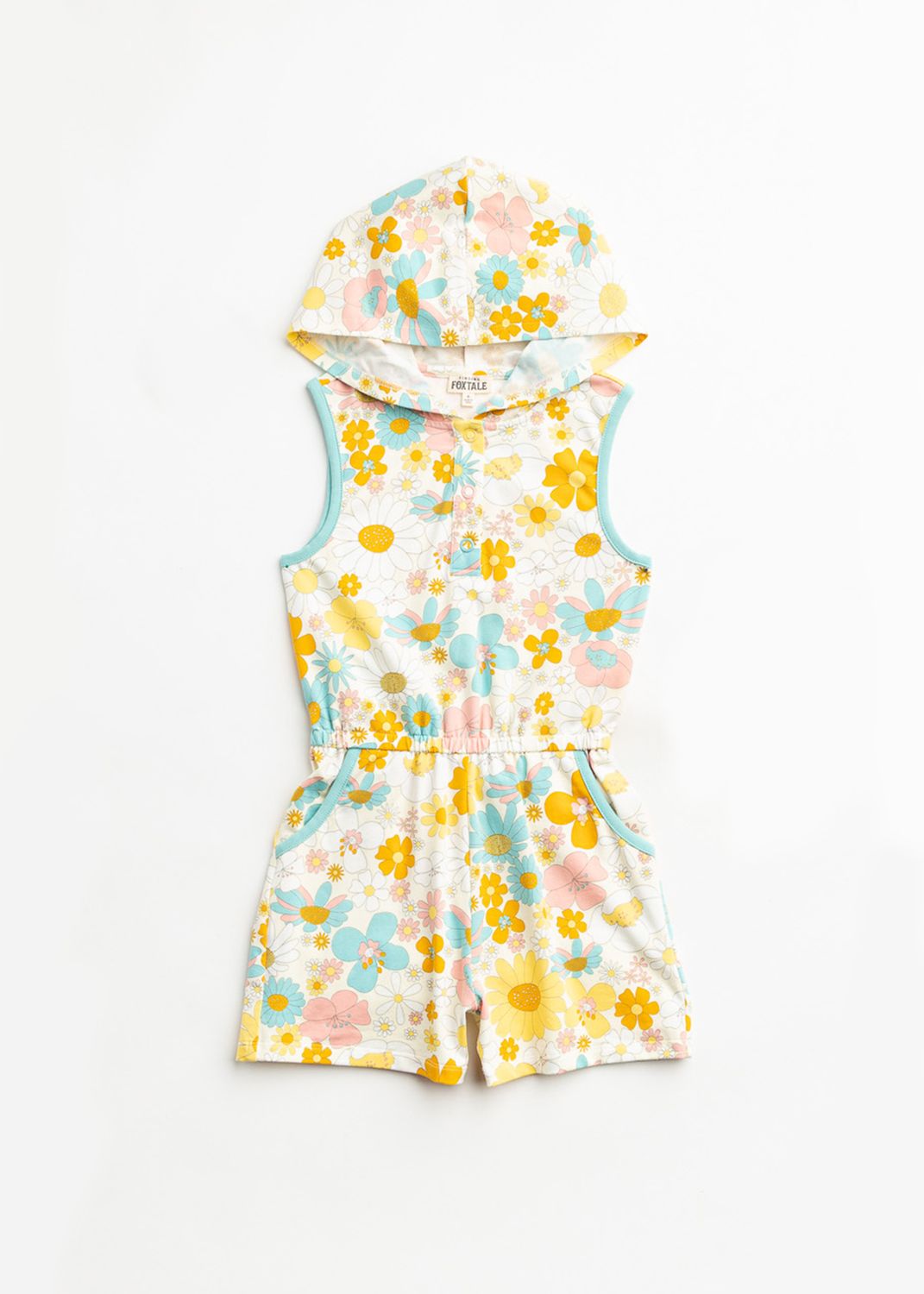 Wildflowers Romper, Color: '70s Floral, Size: 10