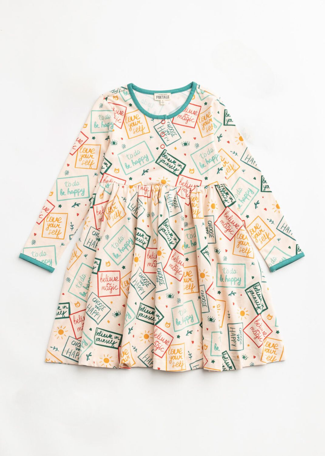 Affirmations Dress, Color: Positive Affirmations Print, Size: 6