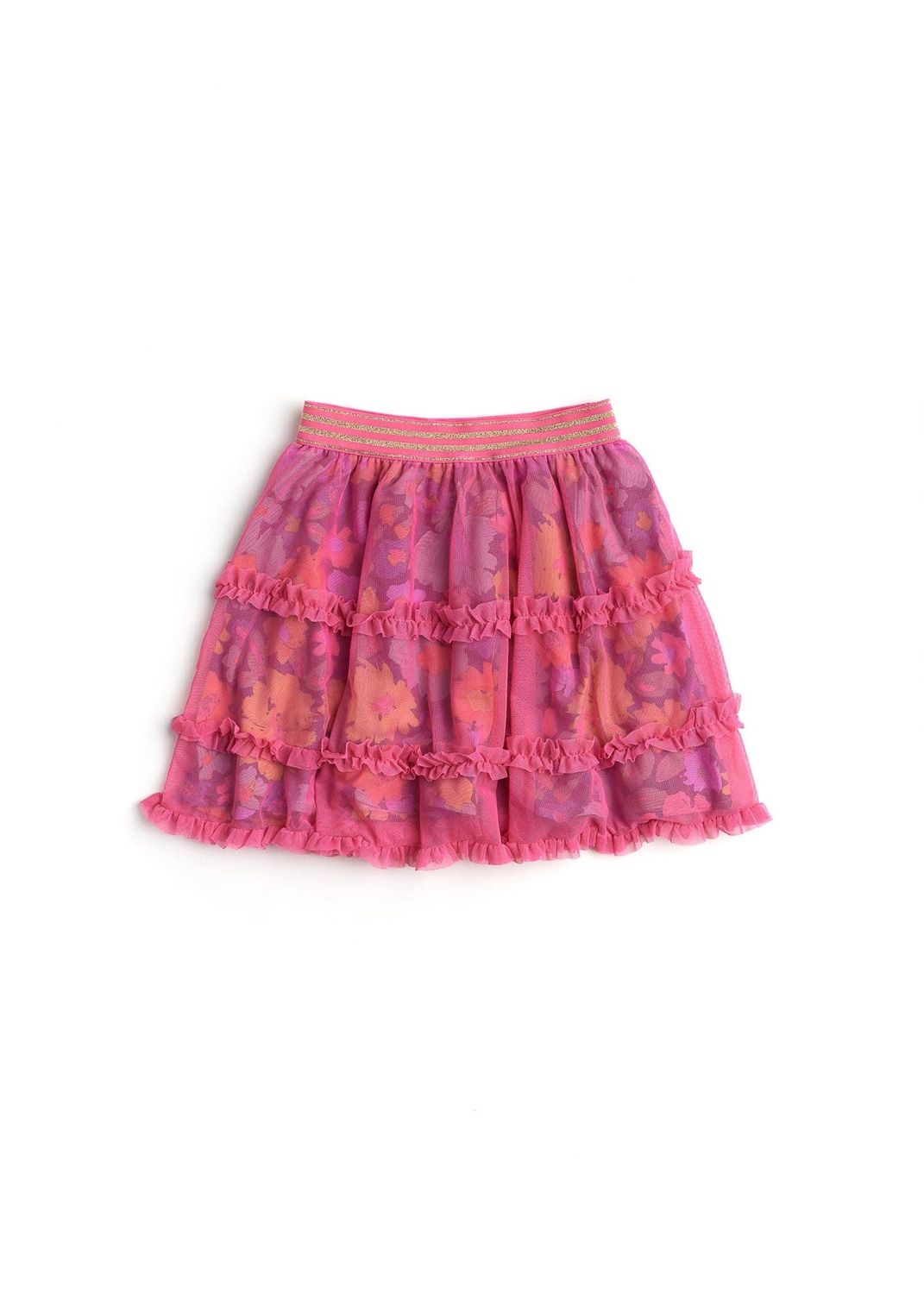 Peekaboo Pink Skirt, Color: Flambe Pink &amp; Flower Power, Size: 8