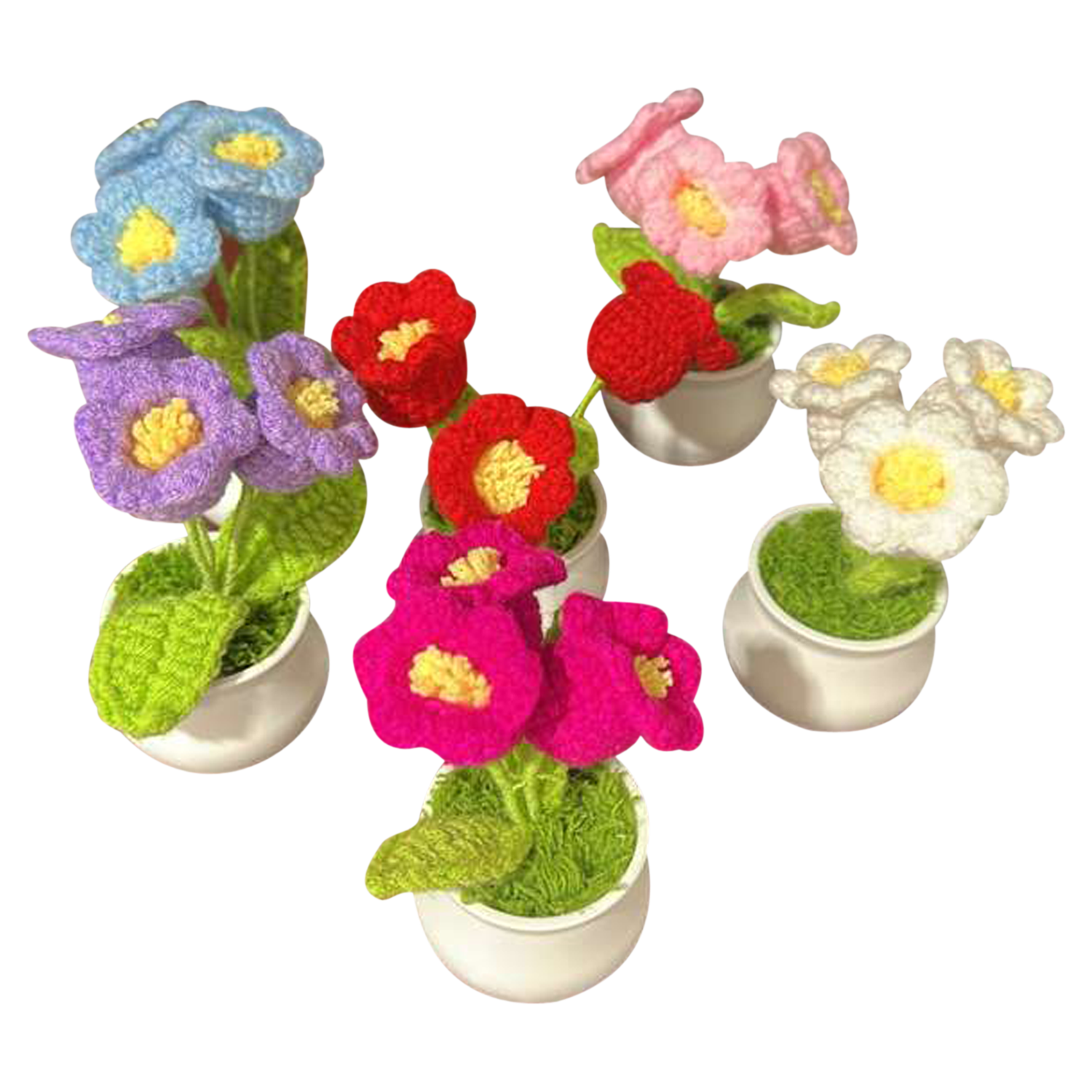 Knitting Flower, Color: Misc Colors