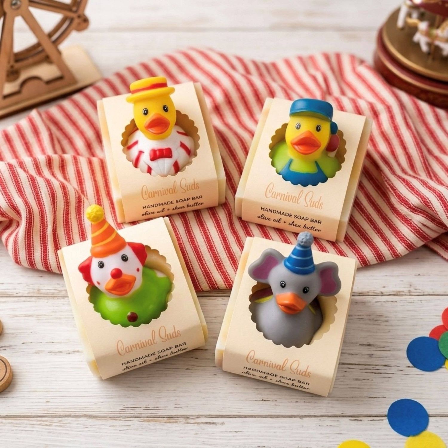 Carnival Suds Handmade Novelty Soap Bar VEGAN