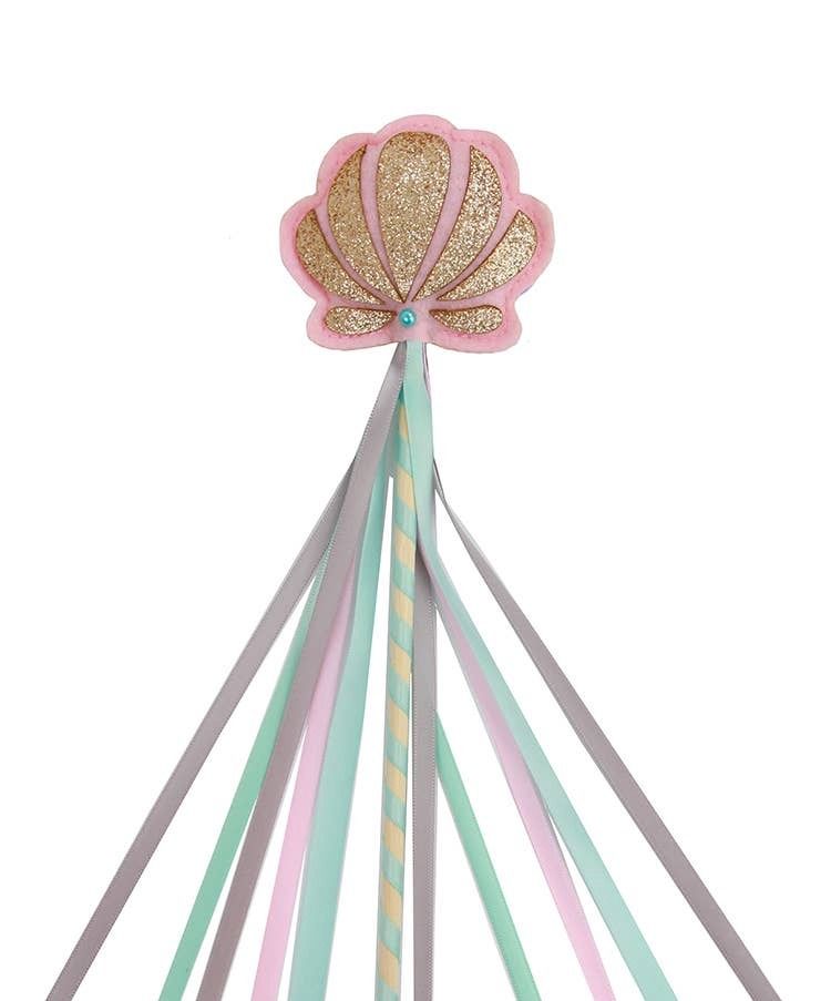 Shell Ribbon Wand