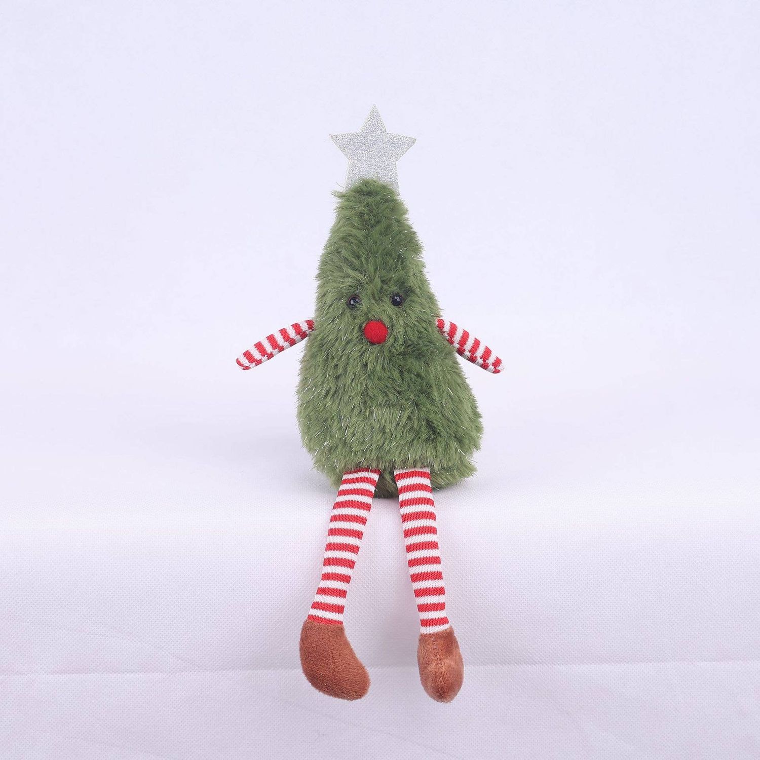 Tree Plush Ornaments, Color: Green