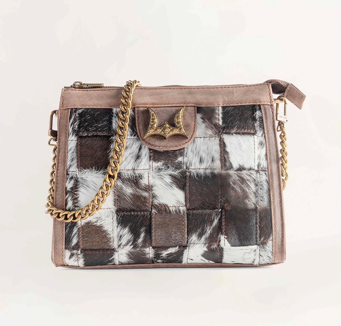 Patchwork Cowhide Luxe Purse