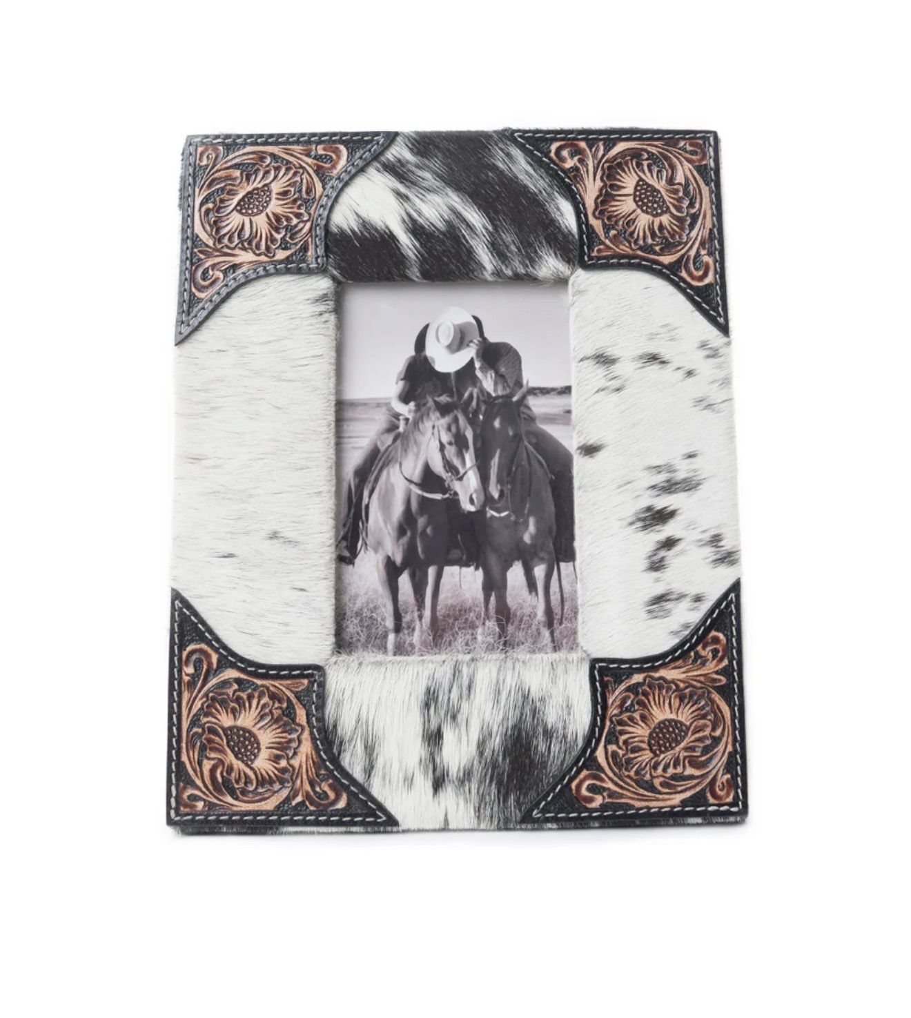 Cowhide Photo Frame
