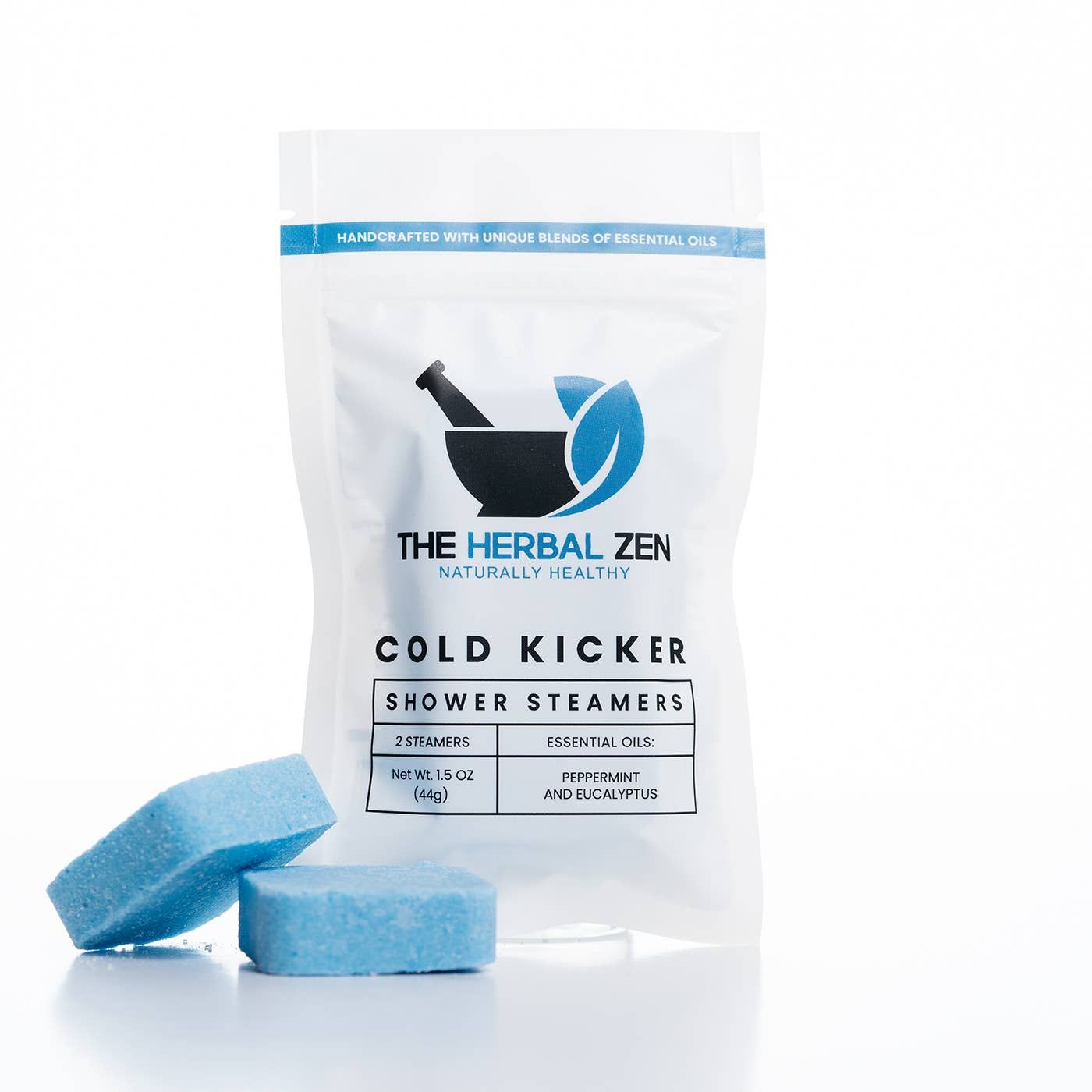Mini Shower Steamers 2-Pack – Giftable Self Care, Scent: Cold Kicker | Peppermint+Eucalyptus