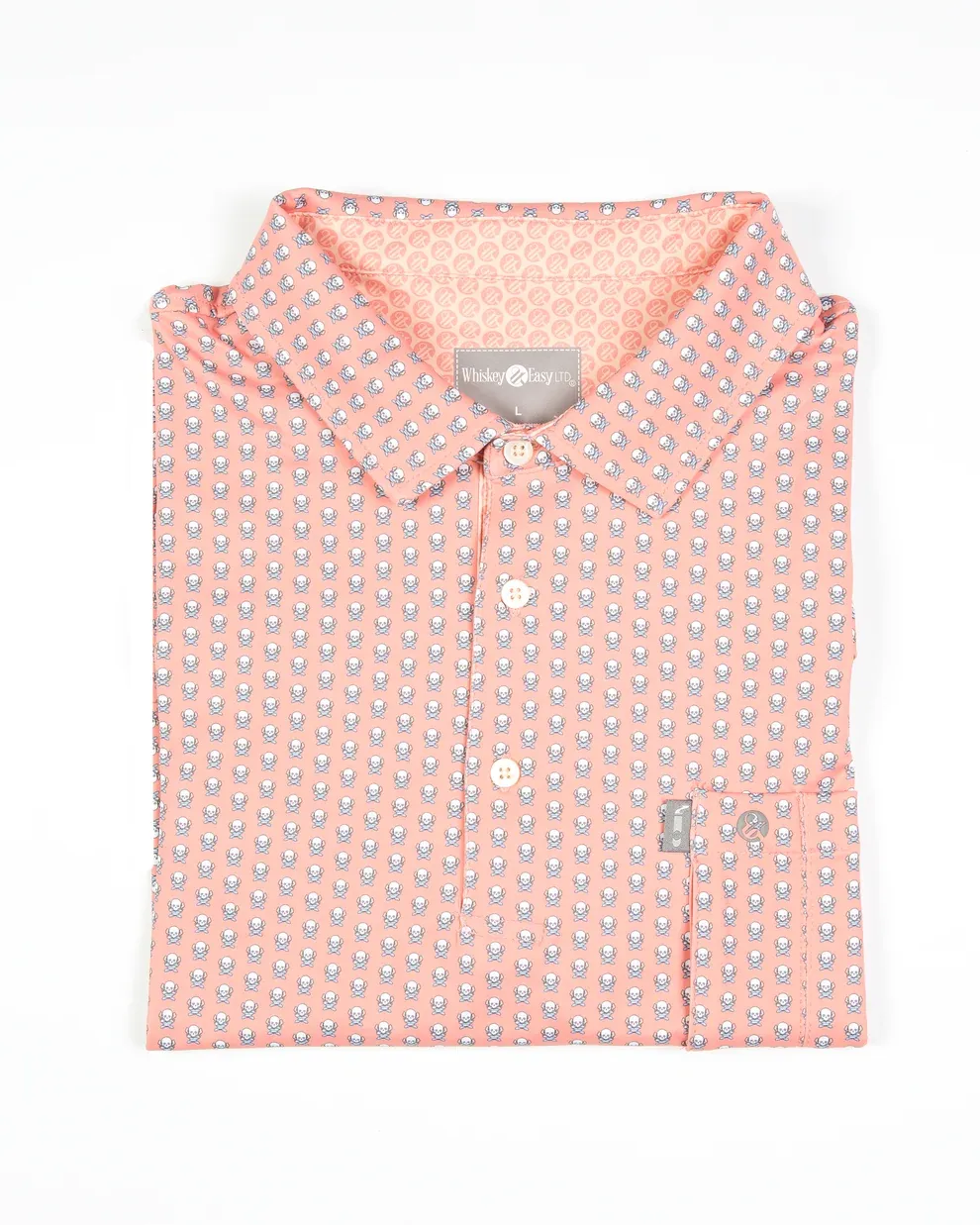 Cigar Pocket Performance Polo - Peach