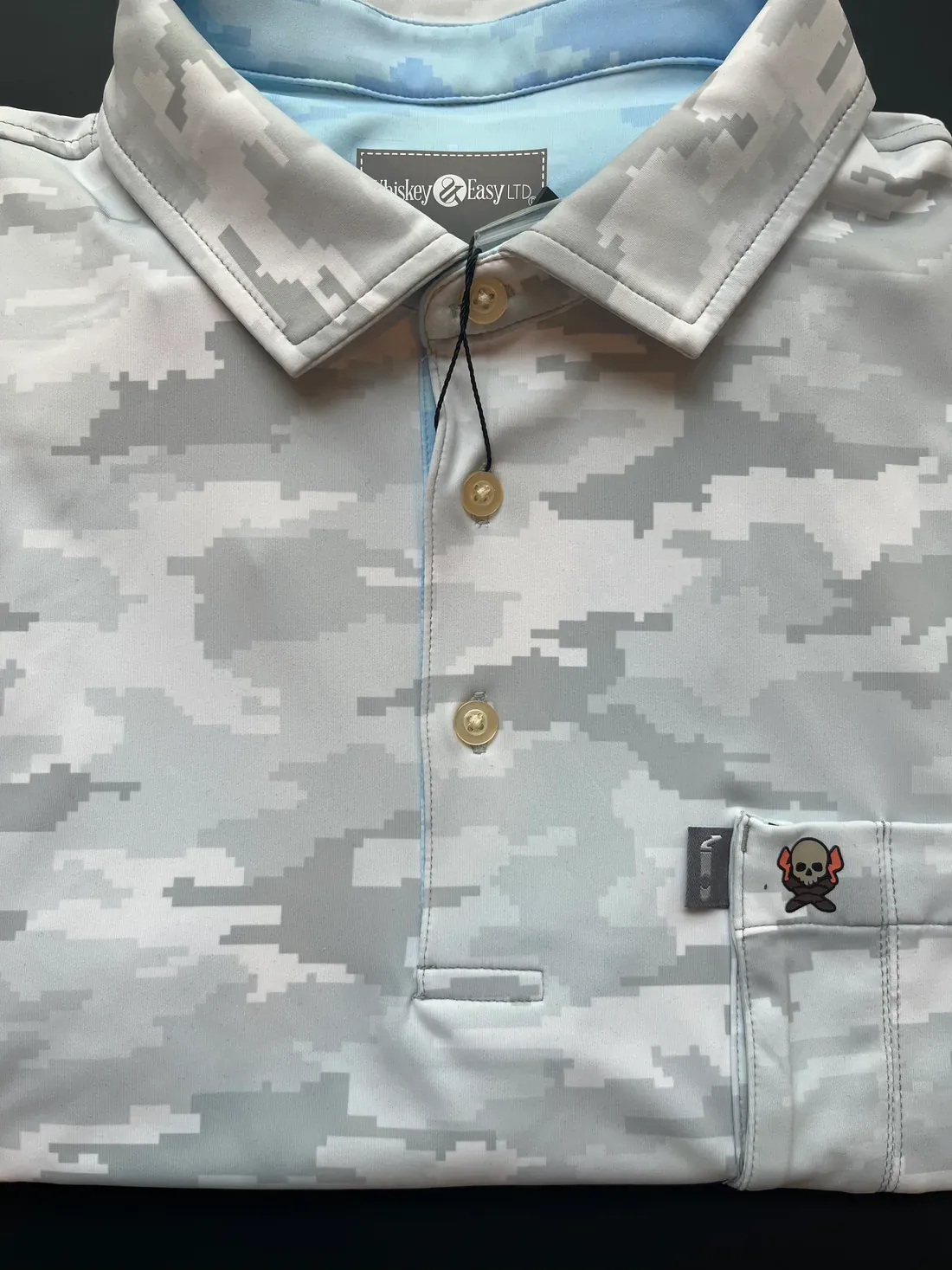 Cigar Pocket Perform Polo -  Camo