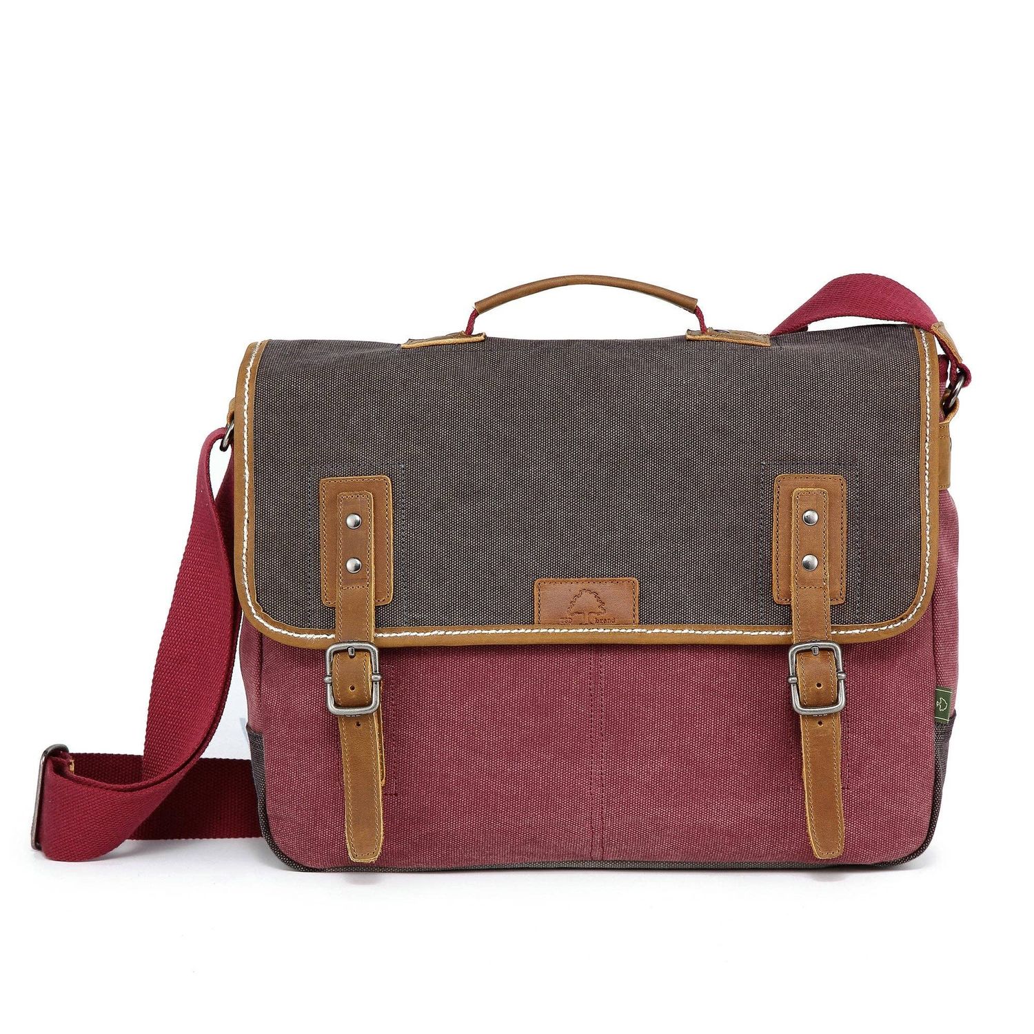 Mountain Wood Messenger, Color: Burgundy
