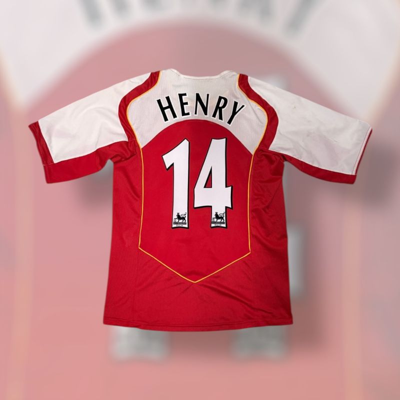 2004-06 Arsenal Home Trikot Henry #14 (Größe M)