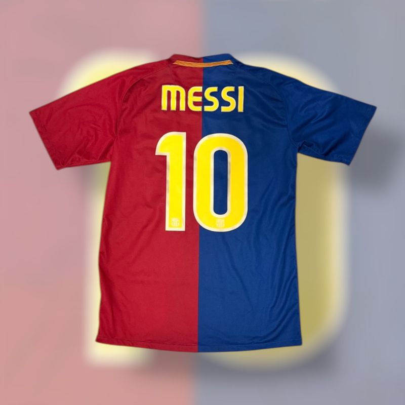 2008-09 Barcelona Home Trikot Messi #10 (Größe S)