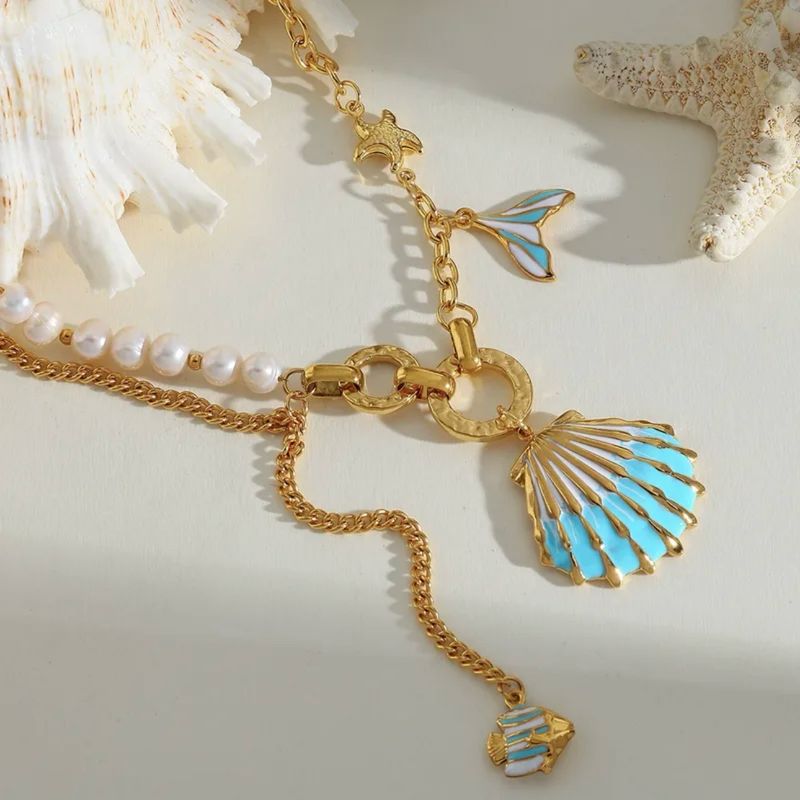Mermaid Glow – Edelstahl Kett