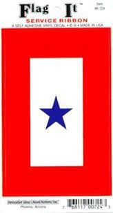 Service Star Banner Sticker