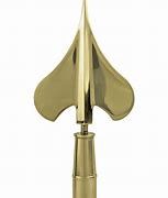 Metal Army Spears, Style: With Ferrule (for oak poles), Colour: Gold