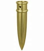 Metal Pointed Bottom Ferrules, Colour: Gold