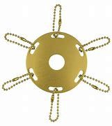 Metal Award Ribbon Pole Rings, Colour: Gold