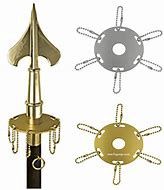Metal Award Ribbon Pole Rings