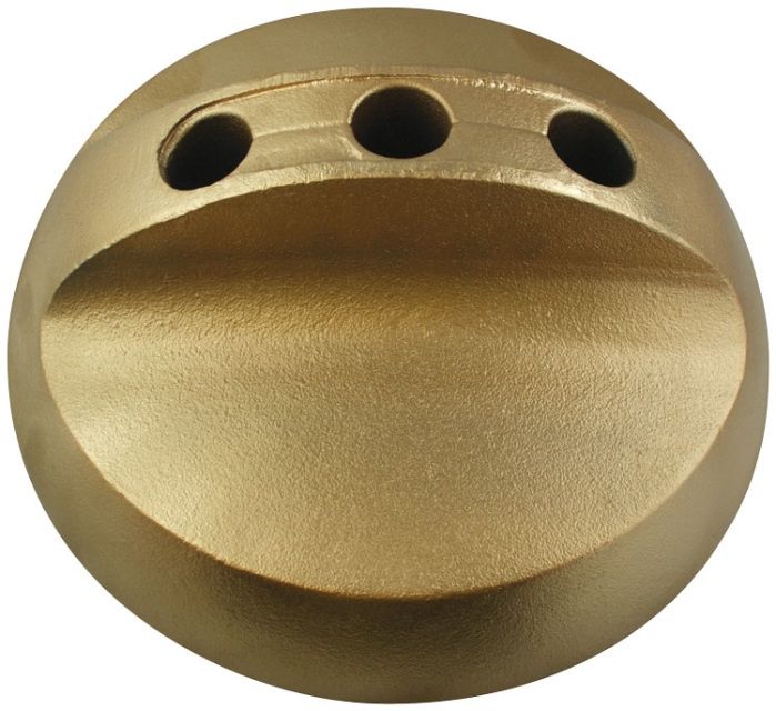 Three Hole Floor Stands, Colour: Gold