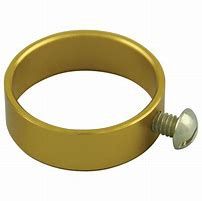 Aluminum Flag Rings, Colour: Gold, For Pole: 1&quot;