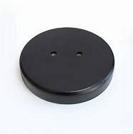 Flat Black Wood Table Bases for Mounted Flags