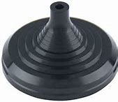 Styrene )Plastic Table Bases for Mounted Flags, Colour: Black