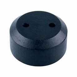 Raised Black Wood Table Bases for Mounted Flags