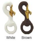 Rubber Coated Brass Swivel Snap Hooks