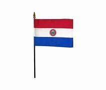 Paraguay, Material: Rayon, Size: 4x6&quot; On Staff