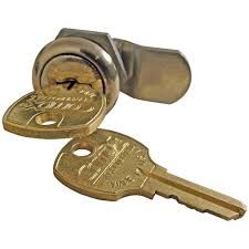 Lock and Keys for Internal Halyard Doors with Bend in Locking Tab