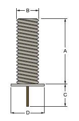 Galvanized Steel Foundation Sleeve 1, Diameter: 6&quot;, Height: 2&#39;