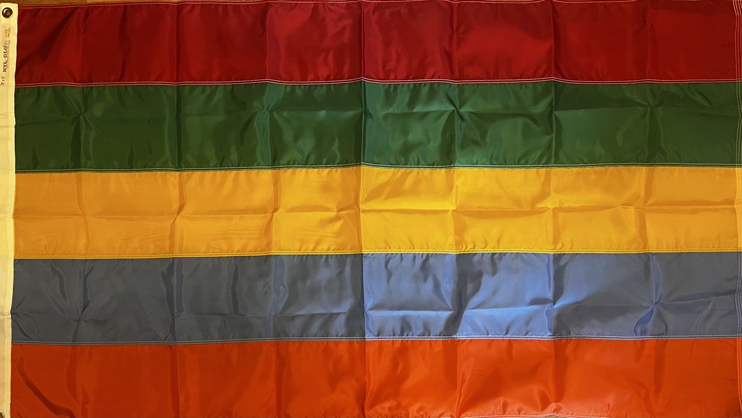 5 Stripe Nylon Flag R/G/Y/B/O