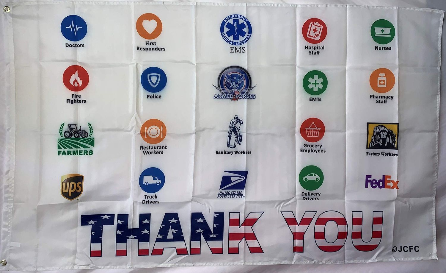 Thank you, Health Care Providers, Essential Workers