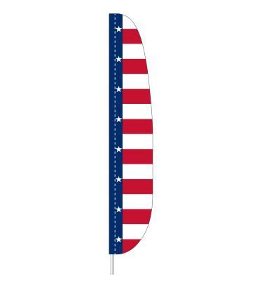 Stars and Stripes Feather Flag