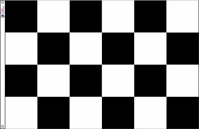 Black and White Checkered