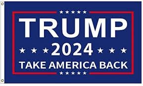 Trump 2024 Take America Back Blue