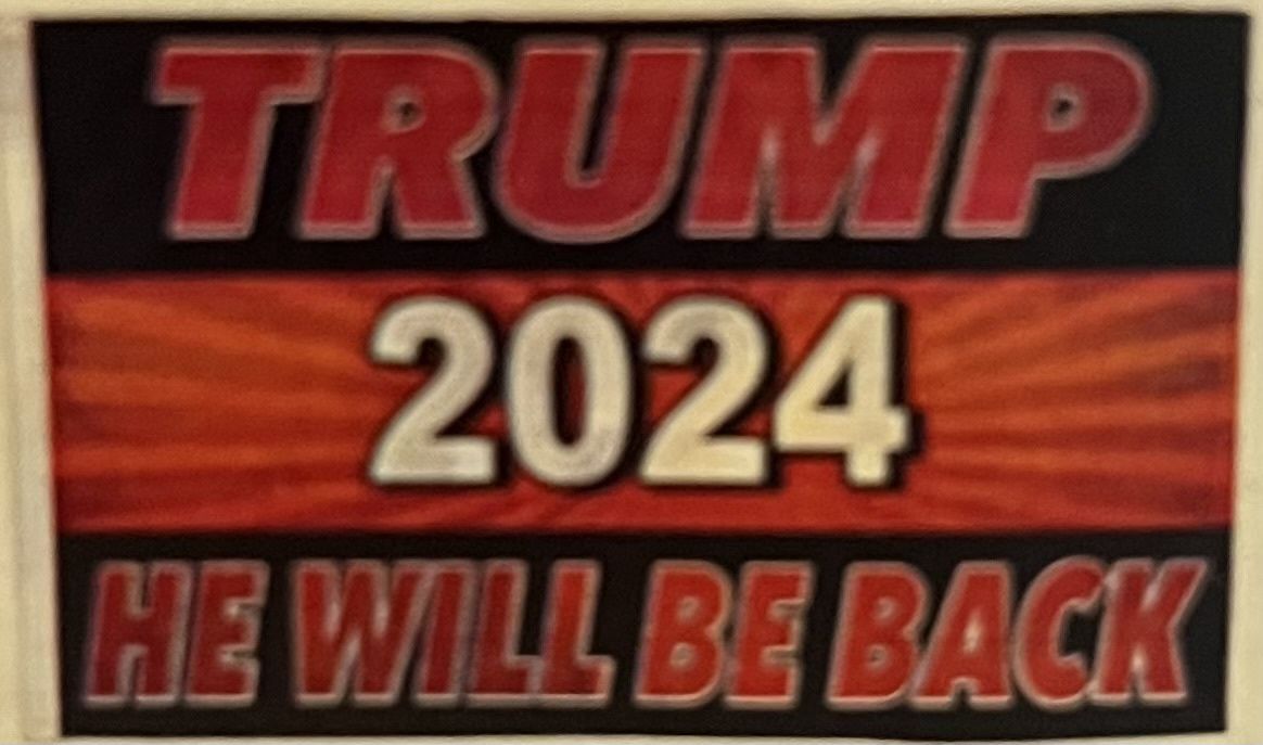 Trump 2024 I&#39;ll be back Orange and Black
