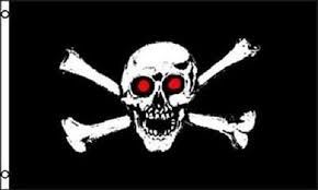 Jolly Roger with Red Eyes