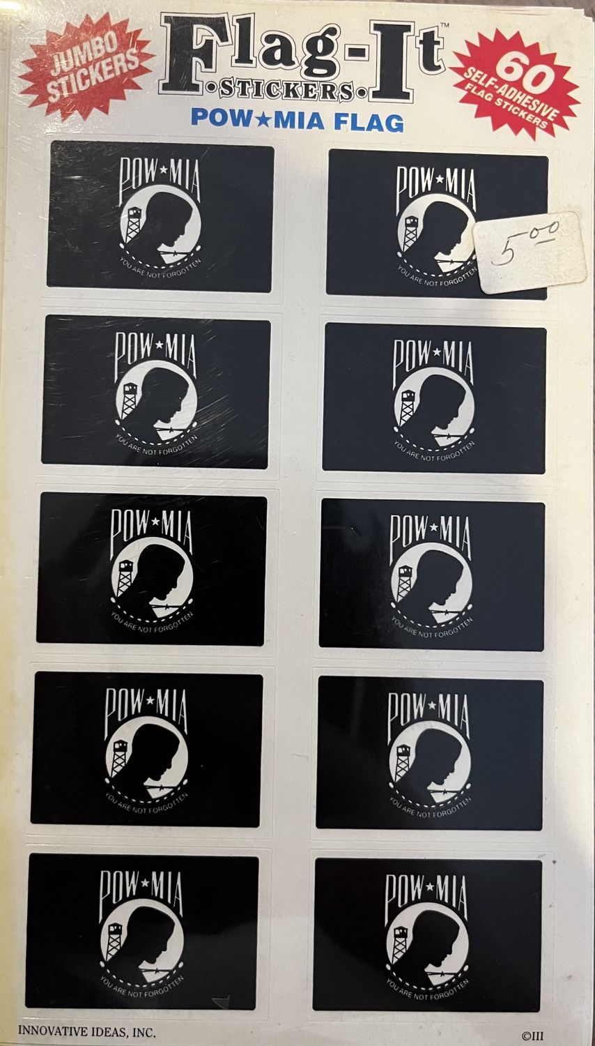 POW MIA 60 Count Sticker