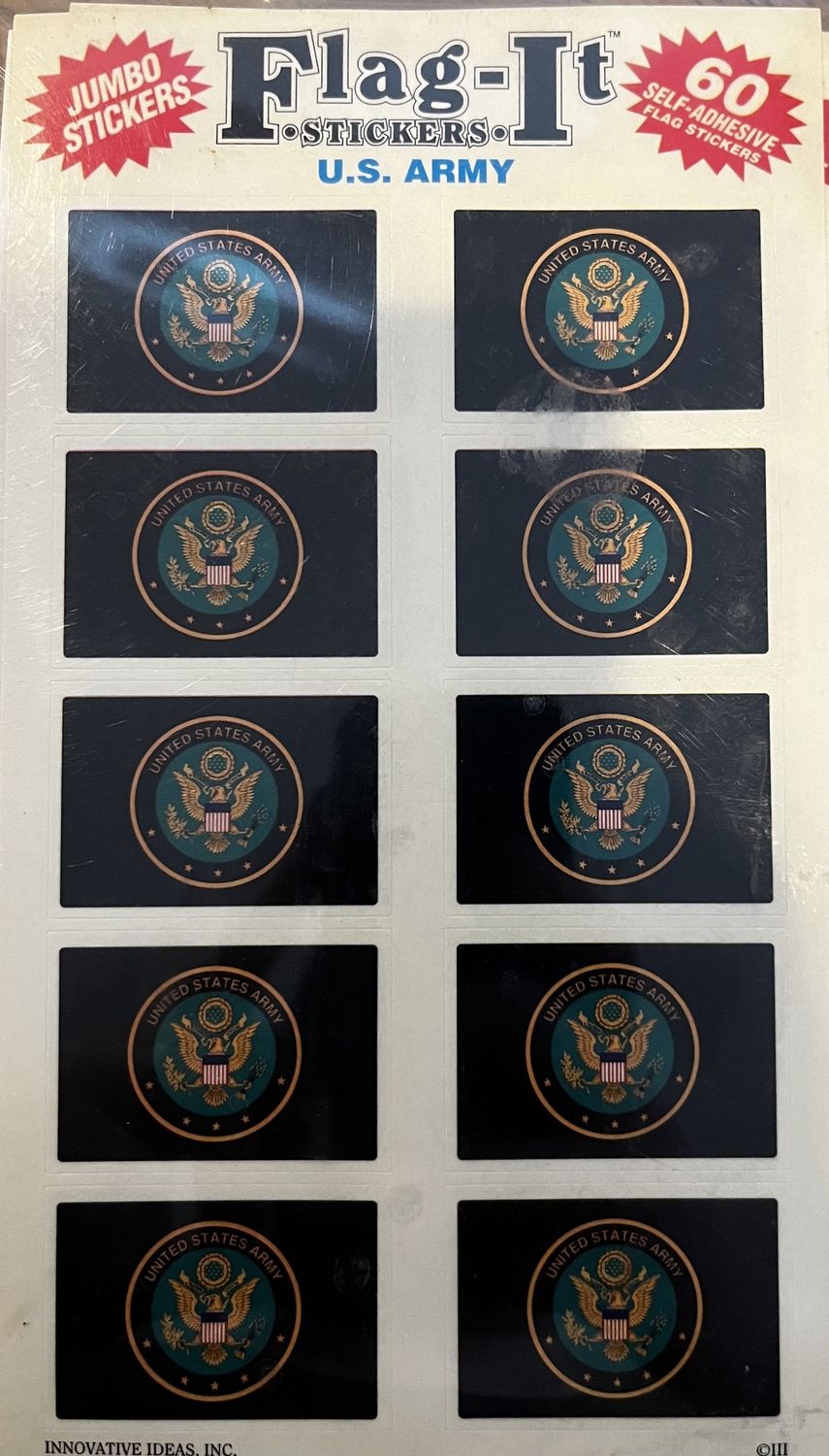 Army 60 Count Sticker