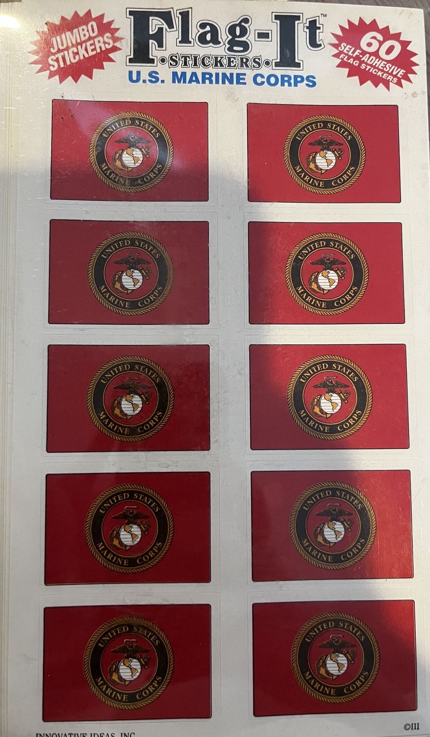 Marine 60 Count Sticker