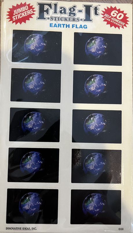 Earth 60 Count Stickers
