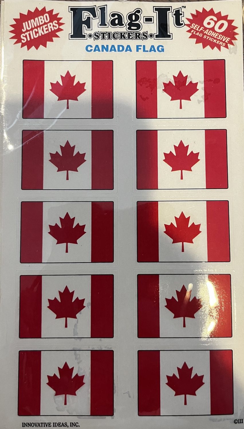 Canada 60 Count Stickers