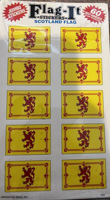 Scotland with Lion 60 Count Stickers