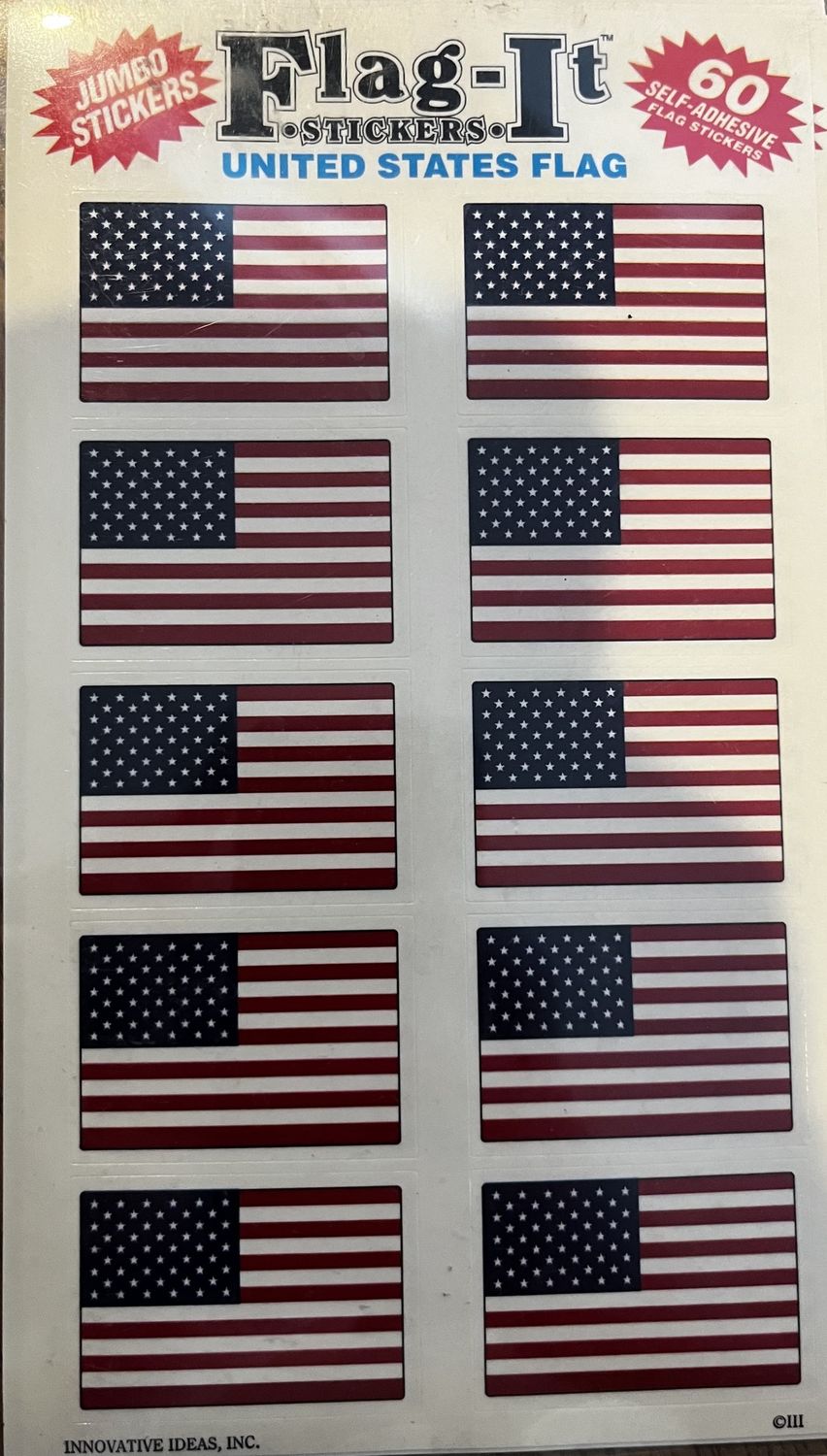 United States 60 Count Stickers