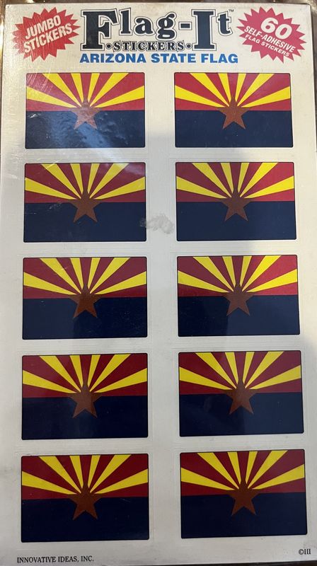 Arizona 60 Count Stickers
