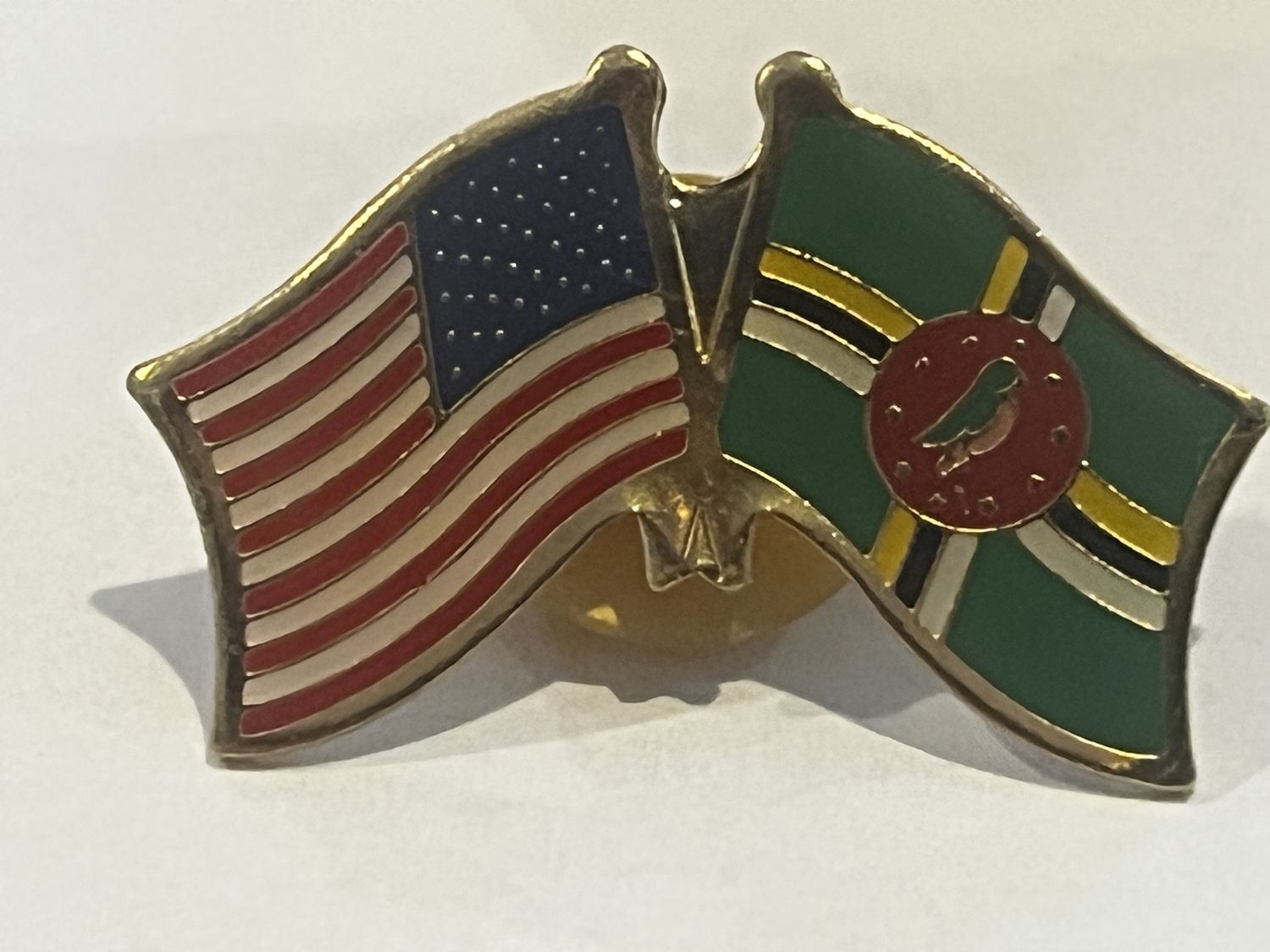 Dominica / United States Pin