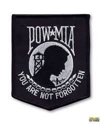 POW MIA Iron on Patch