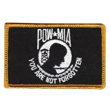 POW MIA Flag Iron on Patch