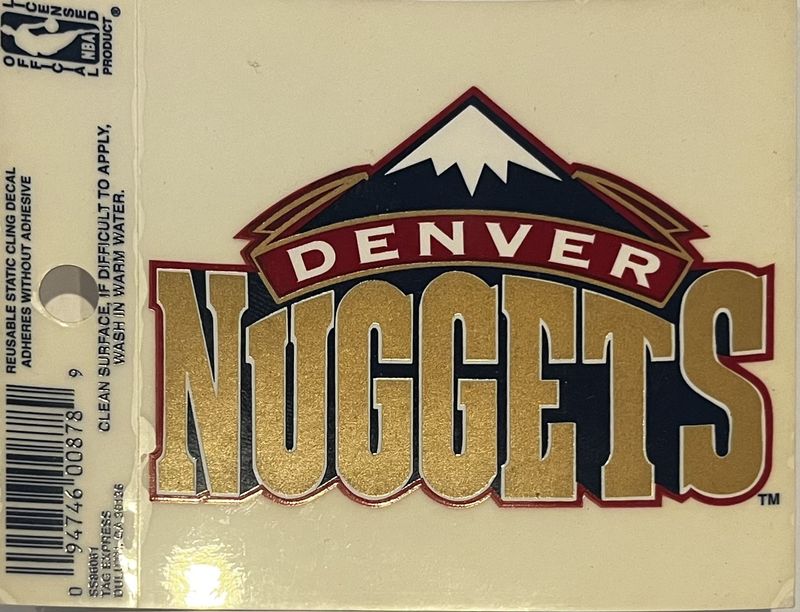 Denver Nuggets Static Cling