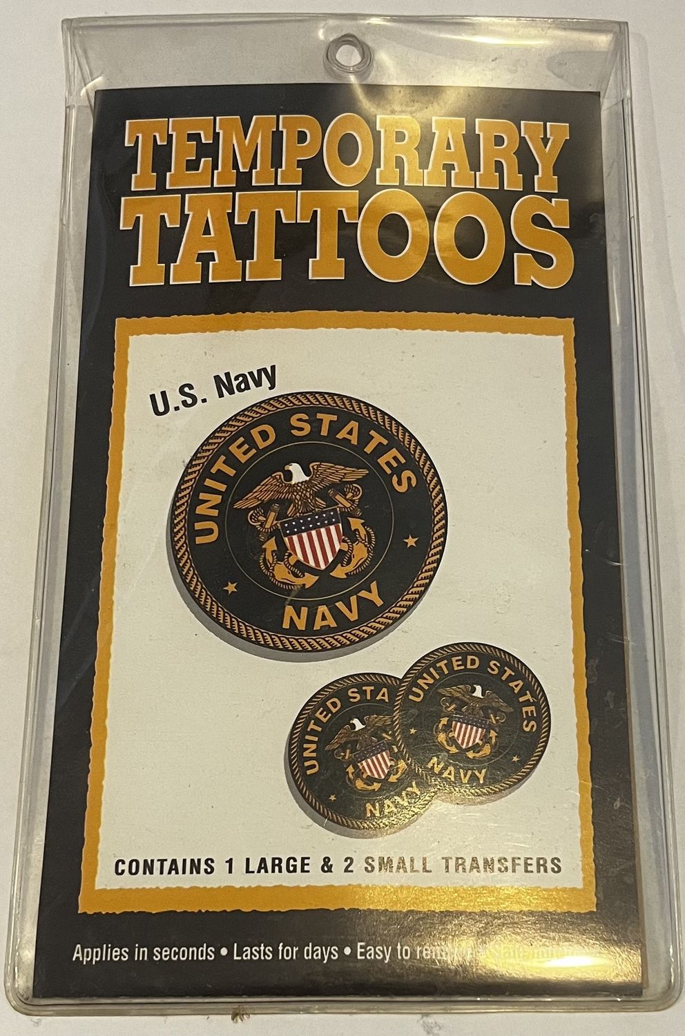 Navy Temporary Tattoos